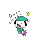 rinko and merry friends(English)（個別スタンプ：40）