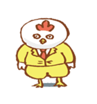 顔圧強めのトリさん_台湾語ver（個別スタンプ：25）