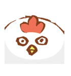 顔圧強めのトリさん_台湾語ver（個別スタンプ：28）