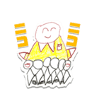 怪獣の表情たち（個別スタンプ：4）