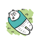 セーター·クマ（個別スタンプ：4）