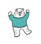 セーター·クマ（個別スタンプ：6）