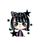 あおとむらさきとかの寒色系女子（個別スタンプ：13）