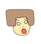 おどろいた人たちの顔（個別スタンプ：2）