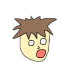 おどろいた人たちの顔（個別スタンプ：3）