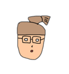 おどろいた人たちの顔（個別スタンプ：8）
