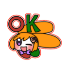 おりかぷとかぷりこさん（個別スタンプ：1）