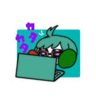 おりかぷとかぷりこさん（個別スタンプ：14）