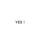 英語：よく使うシンプルな吹き出し（個別スタンプ：17）