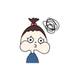 なべべ（ちょんまげ太郎ver.）（個別スタンプ：2）