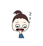 なべべ（ちょんまげ太郎ver.）（個別スタンプ：6）