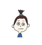 なべべ（ちょんまげ太郎ver.）（個別スタンプ：23）