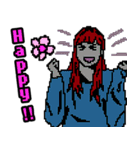 ドット絵女子のスタンプ（個別スタンプ：2）