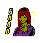 ドット絵女子のスタンプ（個別スタンプ：12）