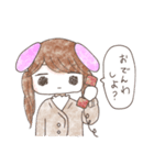 おんなのこの心（個別スタンプ：10）