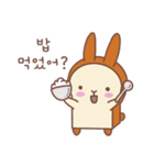 食パンウサギ（個別スタンプ：8）