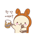 食パンウサギ（個別スタンプ：10）