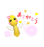 黄色いキノコ♡実写〜よく使う言葉〜（個別スタンプ：3）
