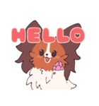 十犬十色！パピヨンスタンプ（個別スタンプ：1）