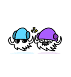 イカくんと長老（個別スタンプ：2）