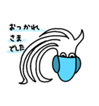 イカくんと長老（個別スタンプ：18）