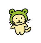 カエルにゃ（個別スタンプ：1）