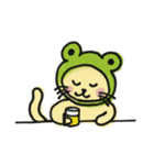 カエルにゃ（個別スタンプ：5）