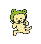 カエルにゃ（個別スタンプ：21）