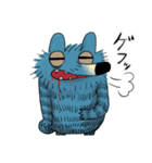 眠れないオオカミ（個別スタンプ：12）