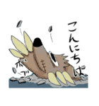 眠れないオオカミ（個別スタンプ：26）