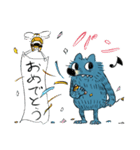 眠れないオオカミ（個別スタンプ：30）