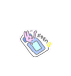 うさぎさんの情緒（個別スタンプ：2）