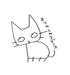 はくじょうなねこ（個別スタンプ：1）