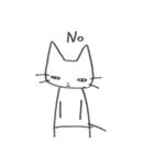 はくじょうなねこ（個別スタンプ：8）