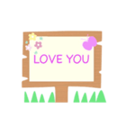 かわいい英語あいさつスタンプ（個別スタンプ：3）