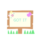 かわいい英語あいさつスタンプ（個別スタンプ：16）