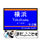 相鉄線 いずみ野線 駅名今まだこの駅です！（個別スタンプ：1）