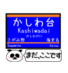 相鉄線 いずみ野線 駅名今まだこの駅です！（個別スタンプ：17）