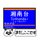 相鉄線 いずみ野線 駅名今まだこの駅です！（個別スタンプ：25）