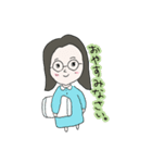 OLめがねちゃんの日常（個別スタンプ：8）