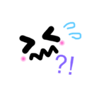 シンプルな顔文字〜無表情（個別スタンプ：5）