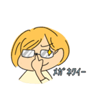 黄色い髪の女の子スタンプ（個別スタンプ：20）