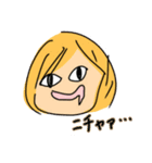 黄色い髪の女の子スタンプ（個別スタンプ：21）