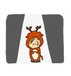 黄色い髪の女の子スタンプ（個別スタンプ：33）
