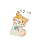 ゆるーいねこたち ピョンイラスト（個別スタンプ：4）