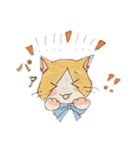 ゆるーいねこたち ピョンイラスト（個別スタンプ：8）
