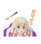 頑張る巫女お姉さん 4（個別スタンプ：2）