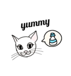 動物たちと人間のEnglishスタンプ（個別スタンプ：13）