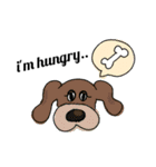 動物たちと人間のEnglishスタンプ（個別スタンプ：14）