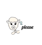 動物たちと人間のEnglishスタンプ（個別スタンプ：21）